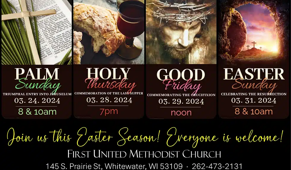 Welcome to Holy Week Services at First United Methodist Church