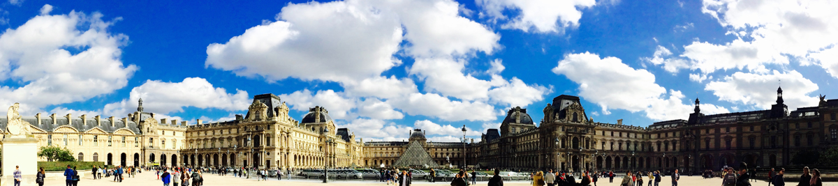 Captura la inmensidad de Louvre
