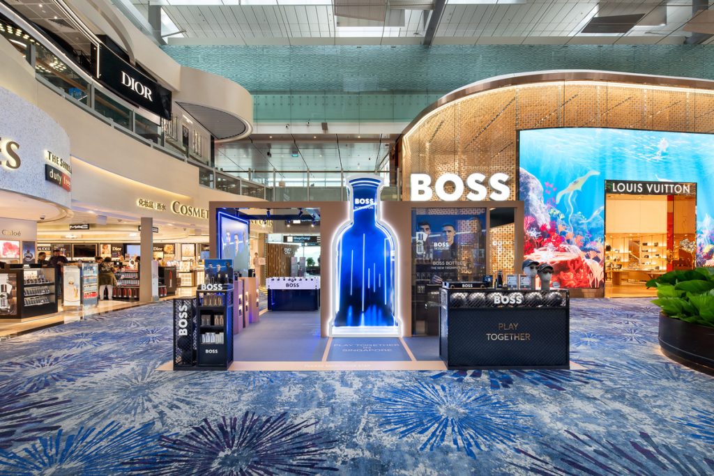 Coty unveils Asia Pacific’s first Boss cross-category pop-up store at Changi Airport