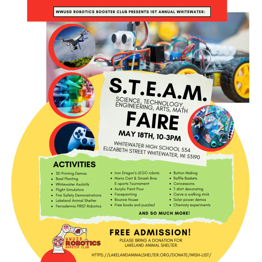 Free STEAM Faire to be Held at WHS on Saturday